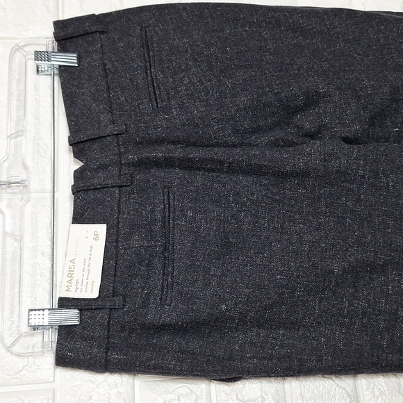 LOFT Petite Wool Marisa Lean Trouser Modern Fit Grey with Pockets NWT - Picture 5 of 10
